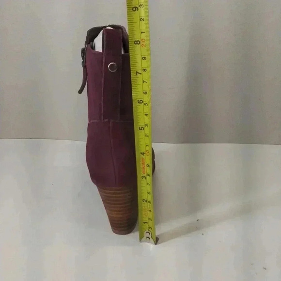 Violent and Red Jay Jay wedge Booties in burgundy size 9.5 nwob and size 9 - Picture 2 of 9